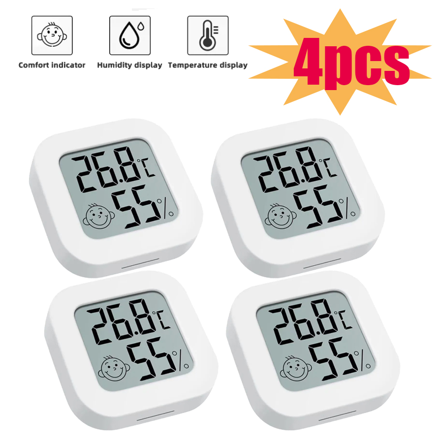 Weather Station Indoor - LCD cyfrowy termometr higrometr domowy miernik