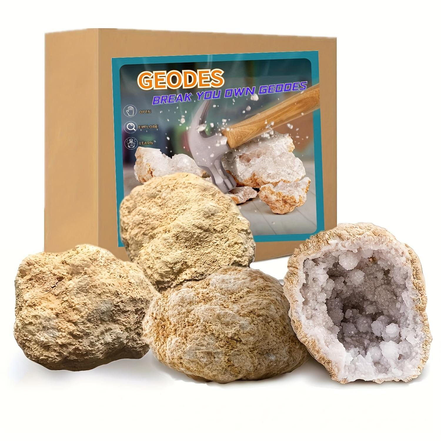 Geode Crystal Break - 1 szt./3/4/5/6 szt. (1.2-2 cala) Naturalna
