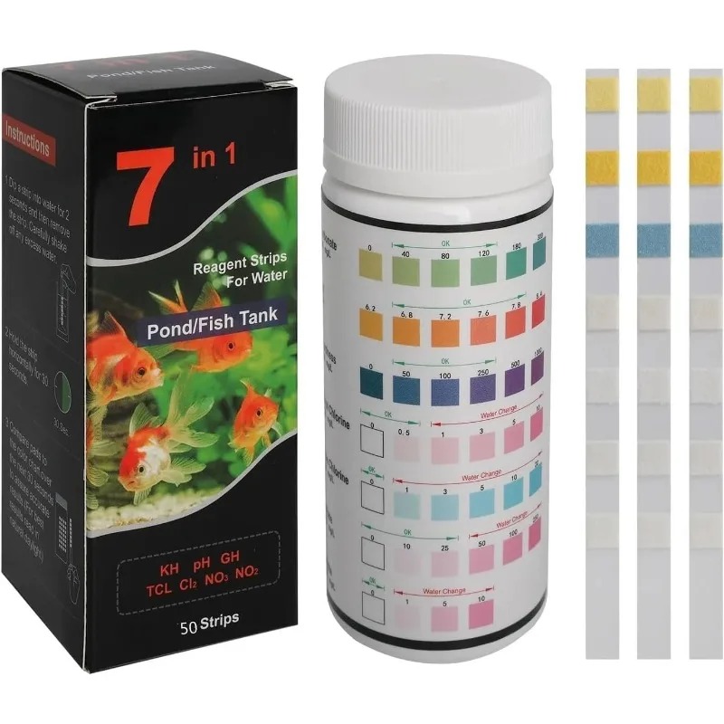 Ph Strip Test - Paski testowe do akwarium, zestaw do