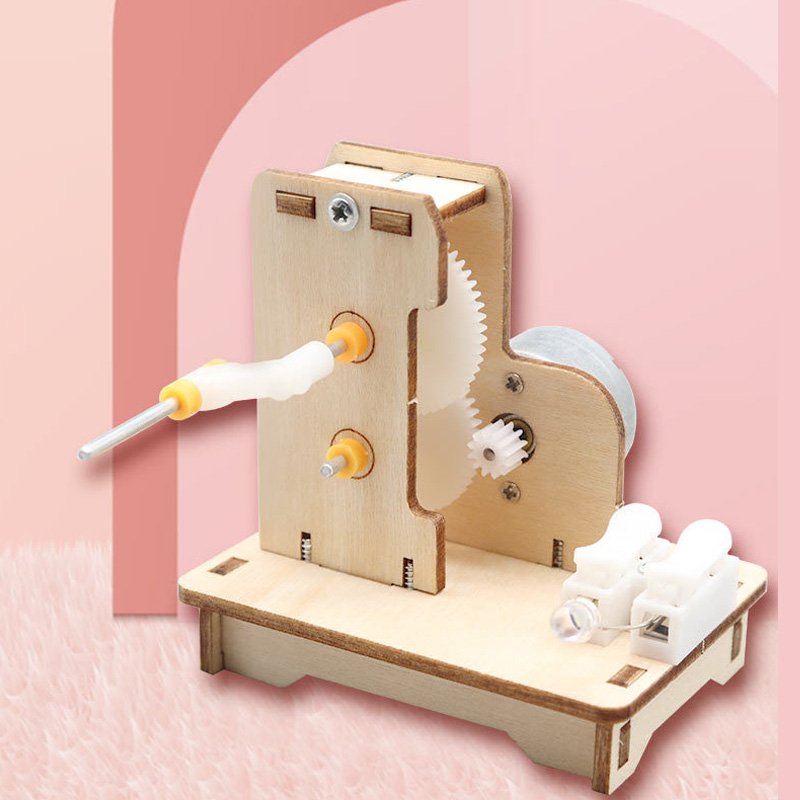 Science Project Kit - DIY Mini generator ręczny DIY zestaw