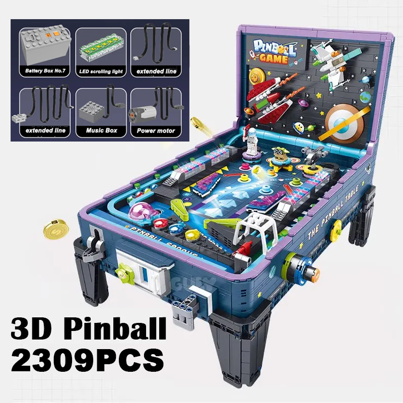 Solar System Orrery - 2309 ELEMENTÓW Kreatywna Gra Pinball 3D