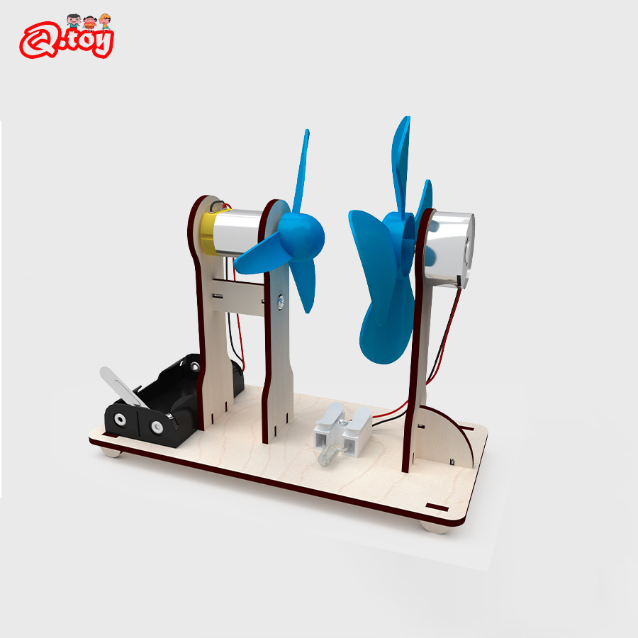 Science Project Kit - DIY Model generatora napędzanego wiatrem STEM
