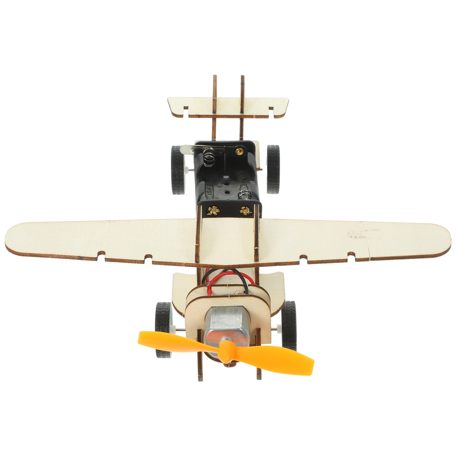 Science Project Kit - 1 Zestaw Drewniany Samolot Szybowiec DIY