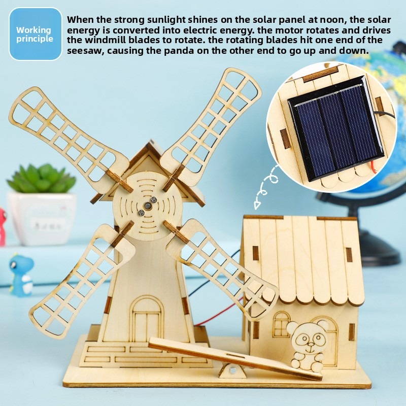 Science Max - Solarnie zasilane wiatraki, ręcznie robione modele