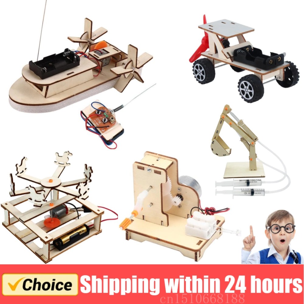Science Project Kit - DIY Model łodzi Zabawki naukowe Dzieci