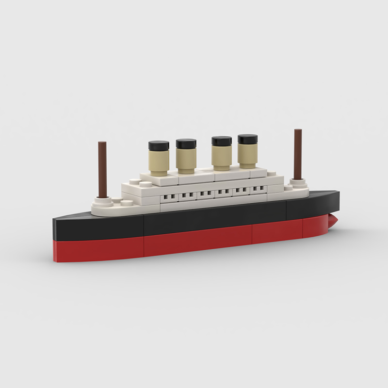 Science Olympiad - Titanic Model statku wycieczkowego Budowa MOC
