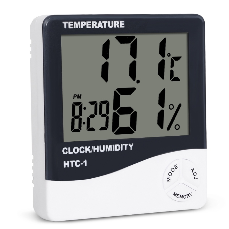 Weather Station Indoor - HTC-1 kryty pokój LCD cyfrowy termometr