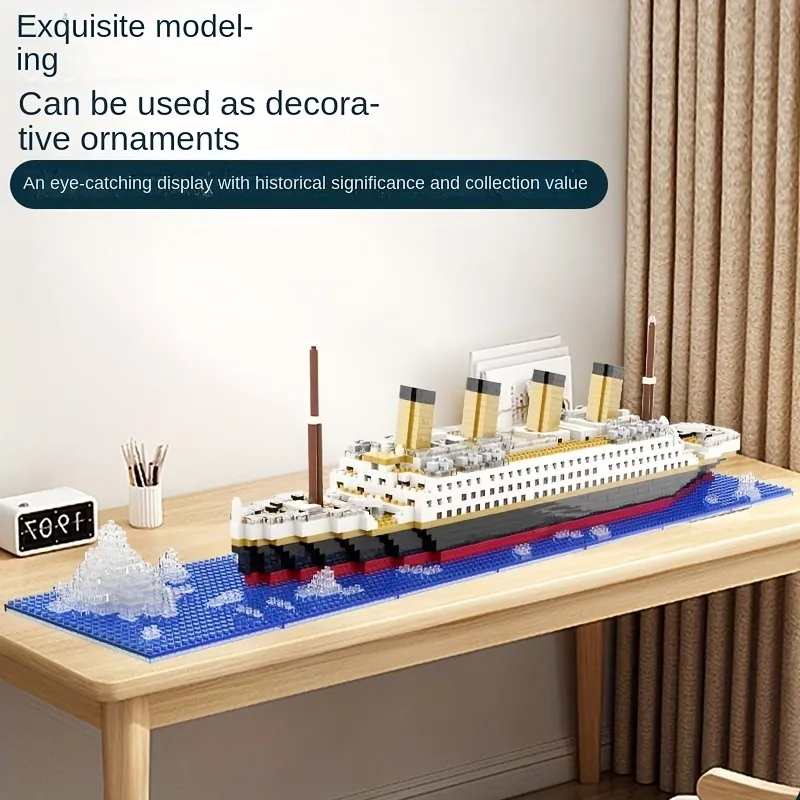 Science Olympiad - Titanic statek wycieczkowy małe klocki do