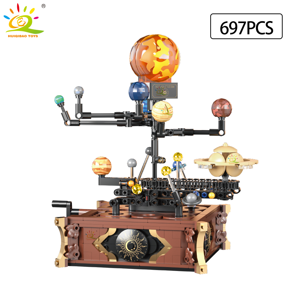 HUIQIBAO MOC Space Układ Słone – Solar System Orrery recenzja i cena
