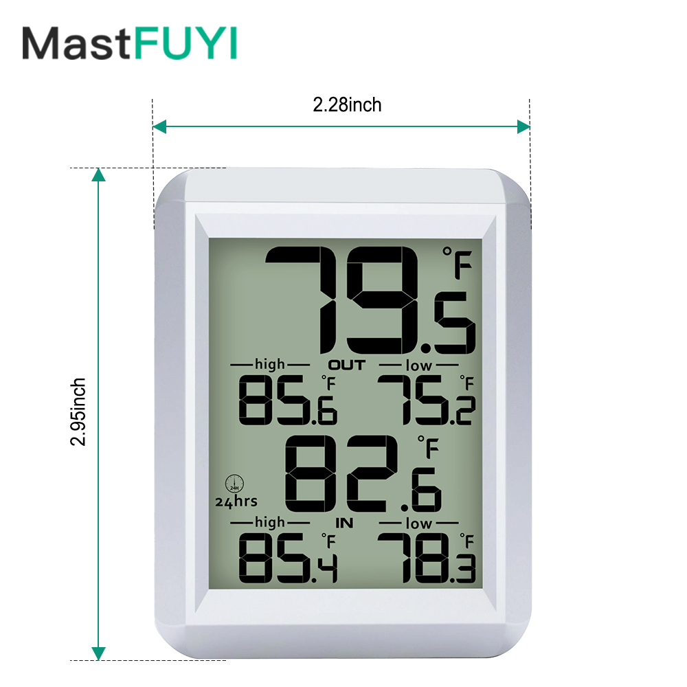 Termometr cyfrowy MASTFUYI do  – Weather Station Indoor recenzja i cena