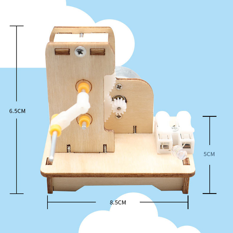 DIY Mini generator ręczny DIY  – Science Project Kit recenzja i cena