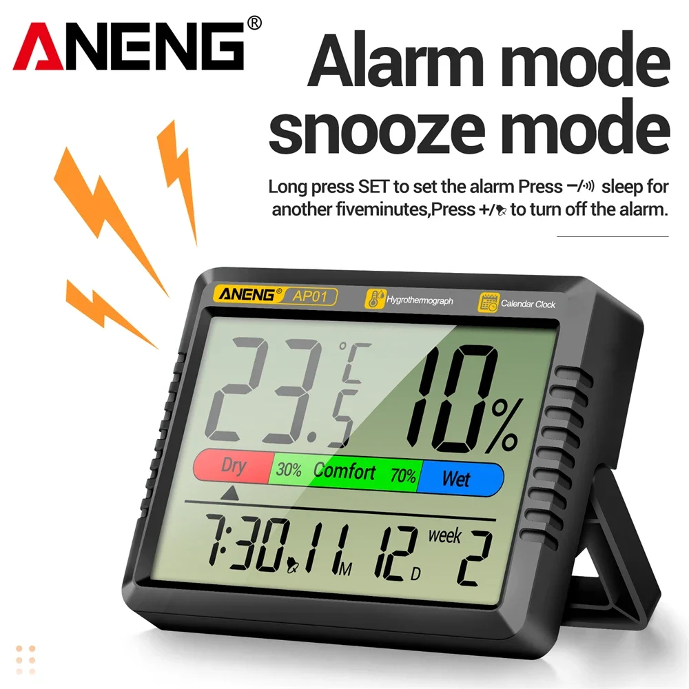 ANENG AP01 Cyfrowy termometr L – Weather Station Indoor recenzja i cena