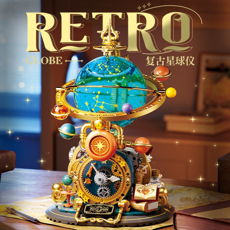 Retro Obrotowy Model Ziemi z K – Solar System Orrery recenzja i cena