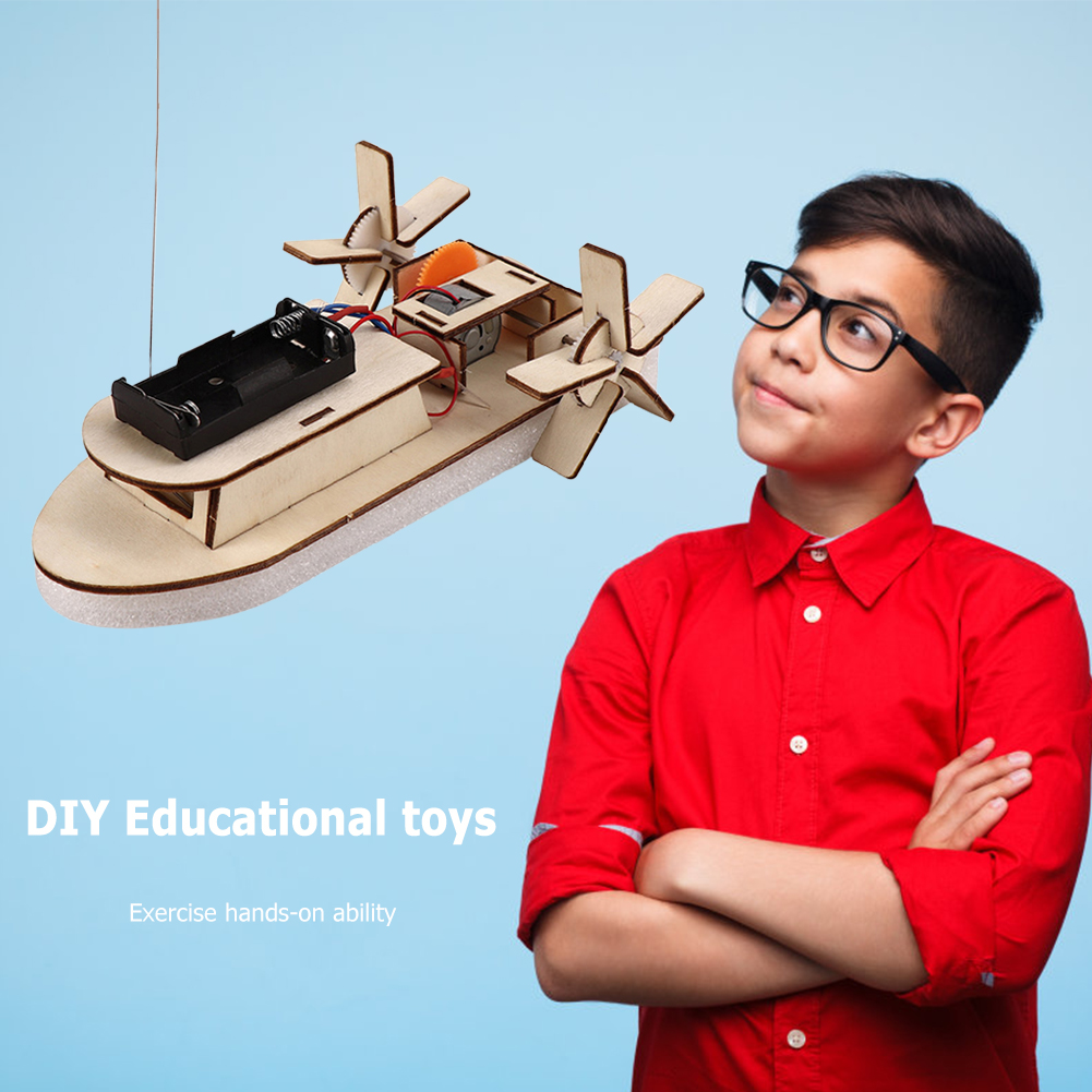 DIY Model łodzi zabawki naukow – Science Project Kit recenzja i cena