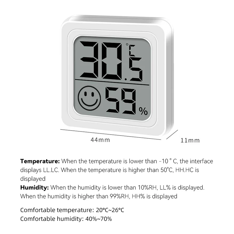 Nowy Mini Termometr Higrometr  – Weather Station Indoor recenzja i cena