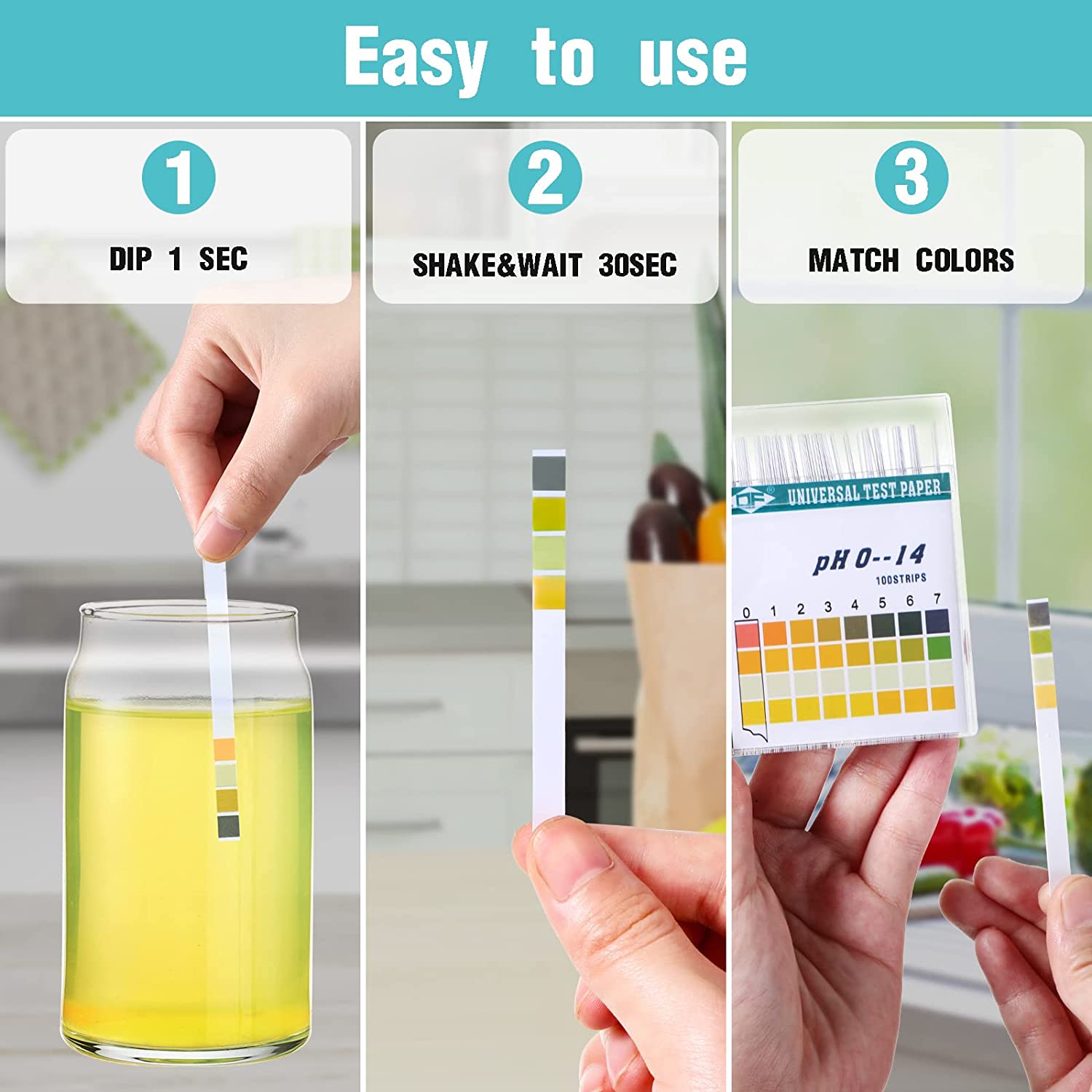 100 pasków 0-14 PH Alkaliczny  – Ph Strip Test recenzja i cena