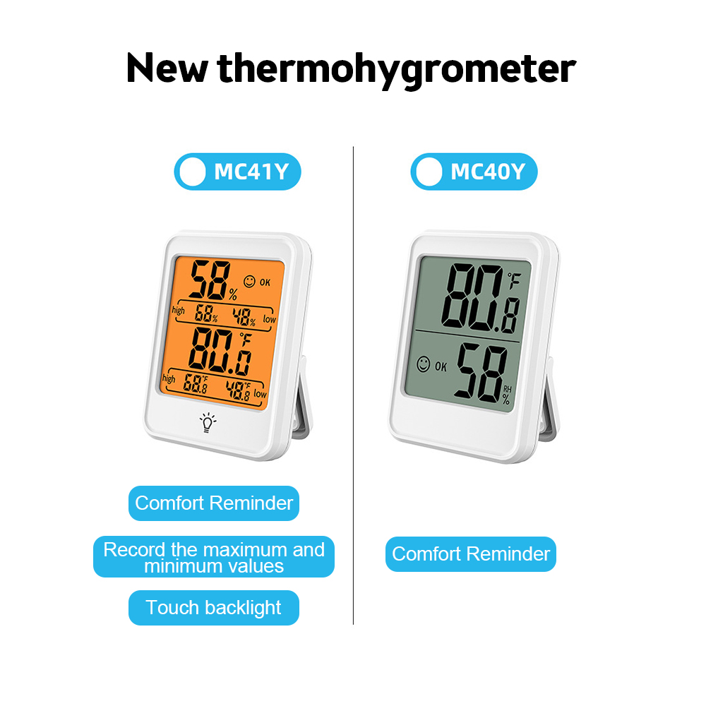 MC40 MC41 LCD cyfrowy termohig – Weather Station Indoor recenzja i cena