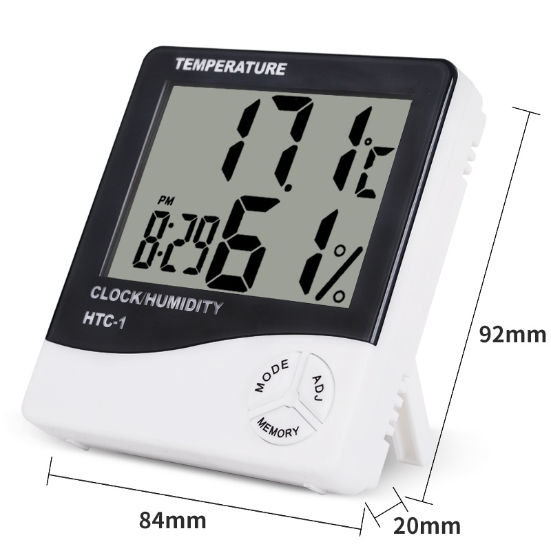HTC-1 kryty pokój LCD cyfrowy  – Weather Station Indoor recenzja i cena