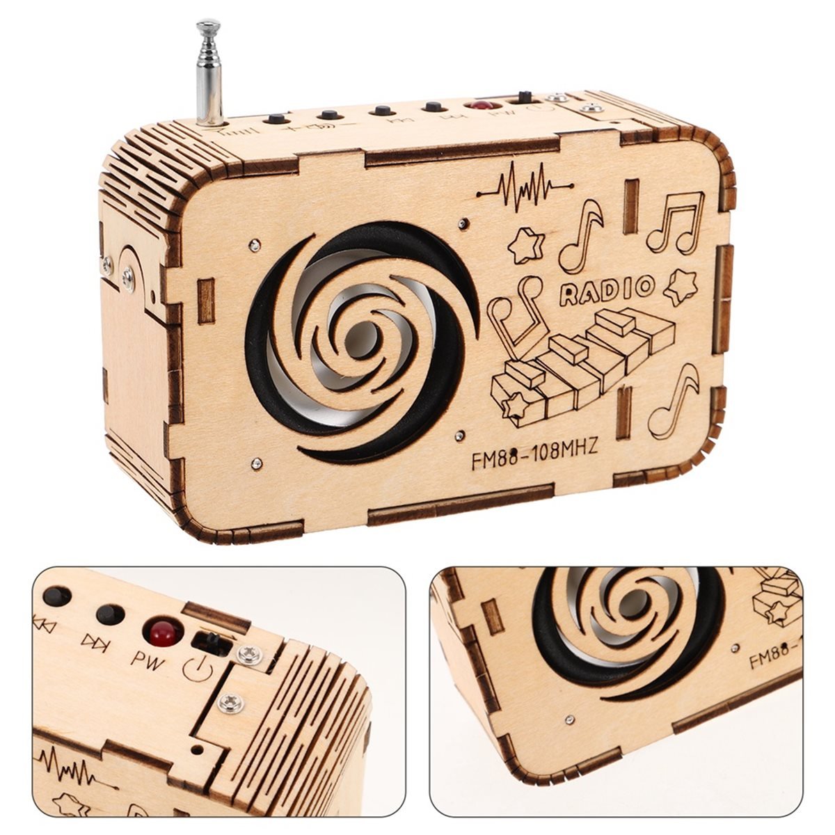 DT57 NAJNOWSZY MODEL 88-108MHZ – Science Project Physics recenzja i cena