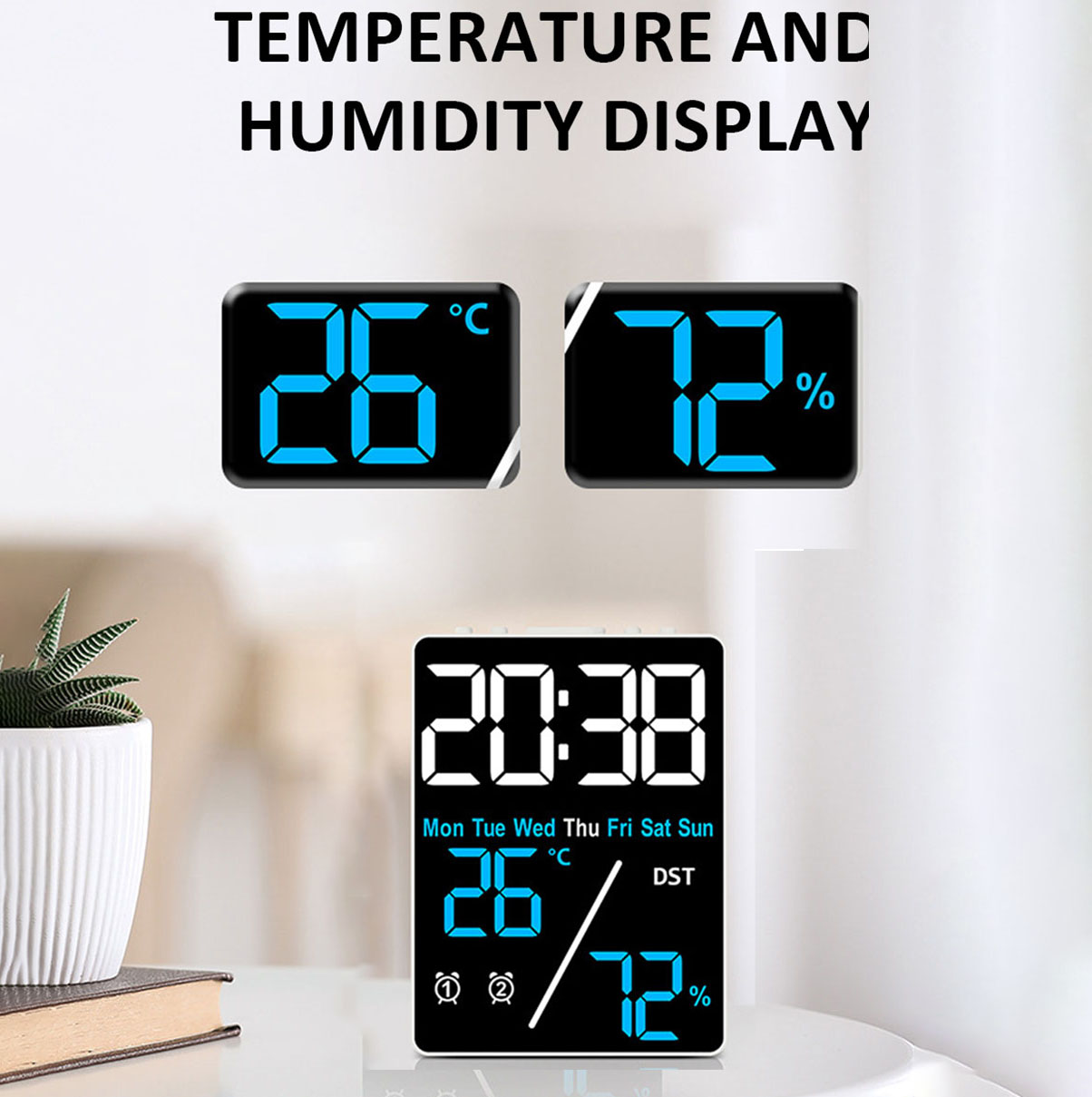 Wielofunkcyjny cyfrowy budzik  – Weather Station Indoor recenzja i cena